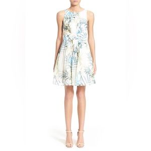Ted Baker Ameda Twilight Floral Pleat Mini Dress US size 6